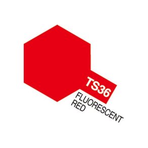 TS-36 Fluorescent Red, spray 100 ml - Tamiya